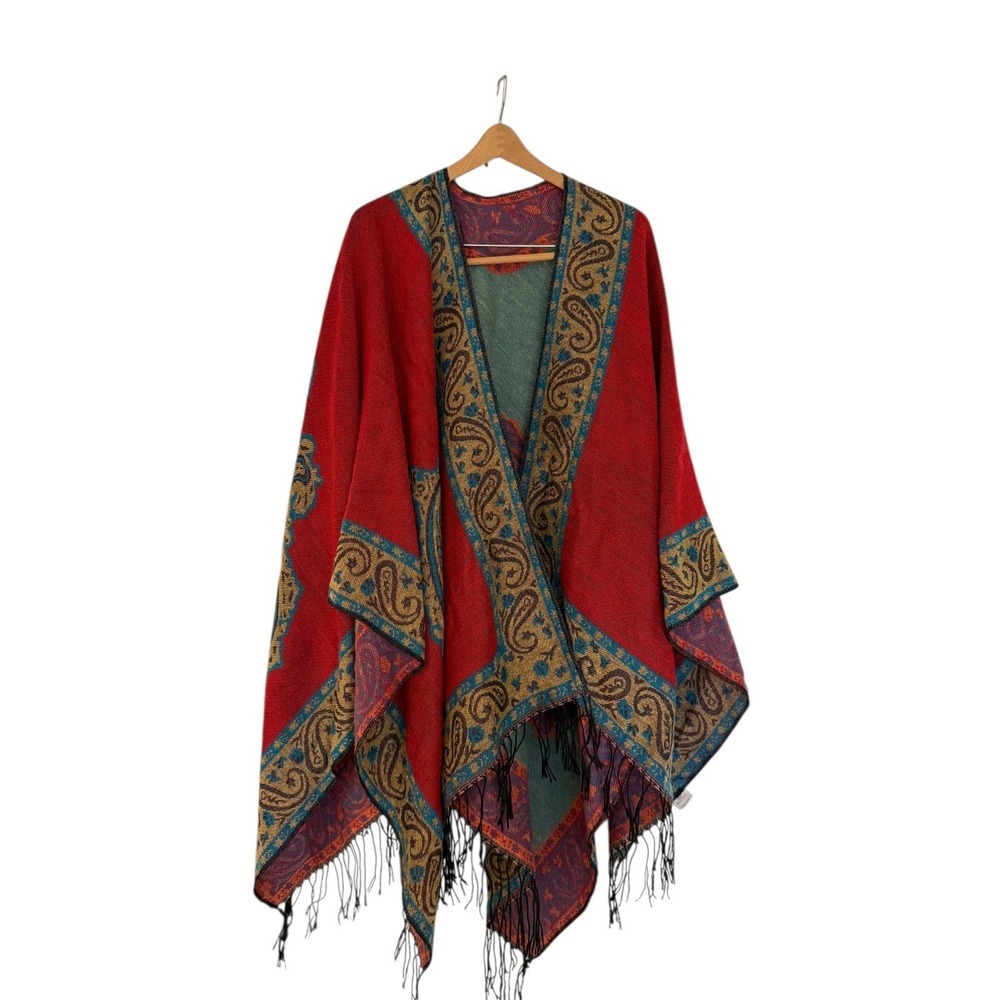 Urban Coco Poncho Shawl Soft travel Draped Layering Piece Luxury
